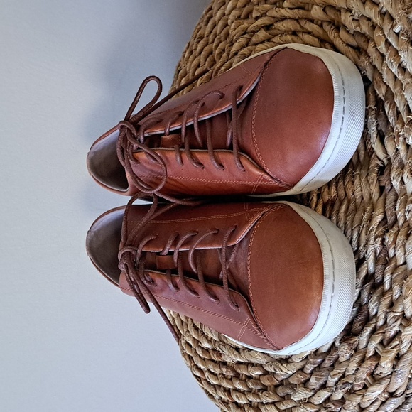 Cole Haan Mens Trafton LX Cognac Brown Leather Athleisure/Casual Sneakers S-11.5 - Picture 3 of 9